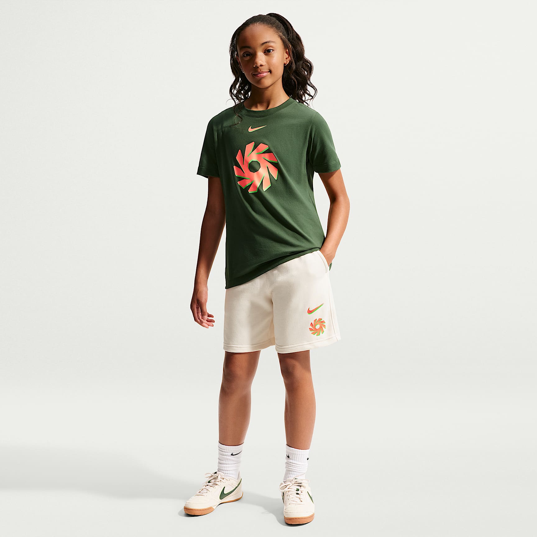 Erling Haaland Club Fleece Older Kids' Nike Football Shorts. Nike IL